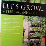 Packet containing mini greenhouse