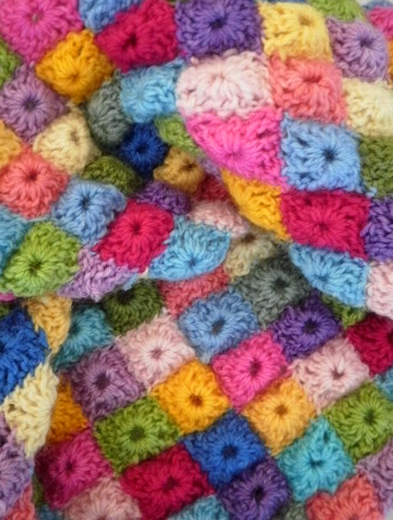 Tiny squares crochet