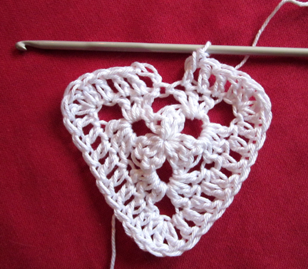 Step 8 Christmas Crochet Bunting