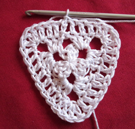Step 9 Christmas Crochet Bunting