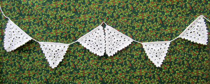 Christmas Crochet Bunting Pattern