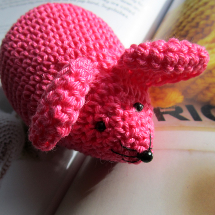 Crochet Mice using Planet Penny Cotton Colours rainbow yarn pack - Crochet Mice 