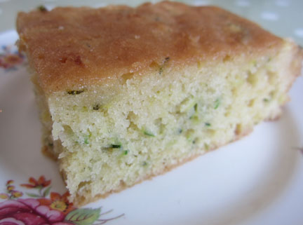 Courgette and Lemon Drizzle Cake