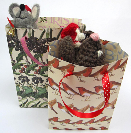 Gift Bags and Mice for Advent Calendar Day Eleven