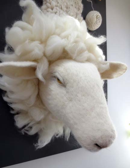 needlefelt sheep for Taster Exhibition NNOS 2013