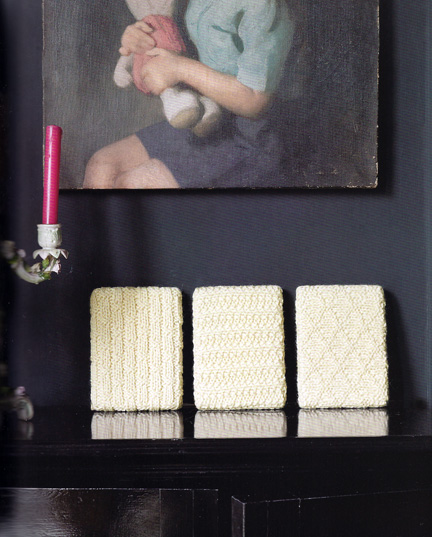textured knitting panels - The ~Knitted  Home - Ruth Cross