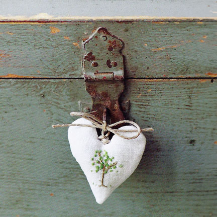 Heart Key Fob - The Hand-Stitched Home