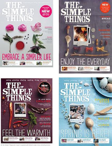 The simple thing Magazine covers
