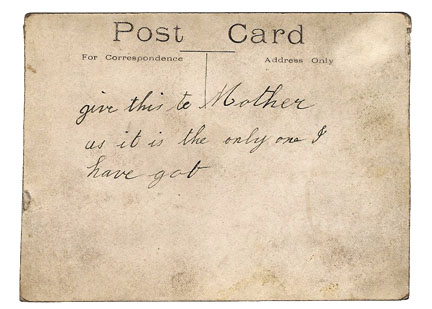 Postcard for Mother c.1914