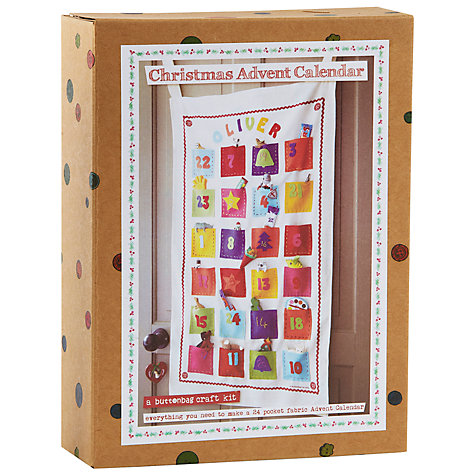 Buttonbag Advent Calendar Kit - John Lewist