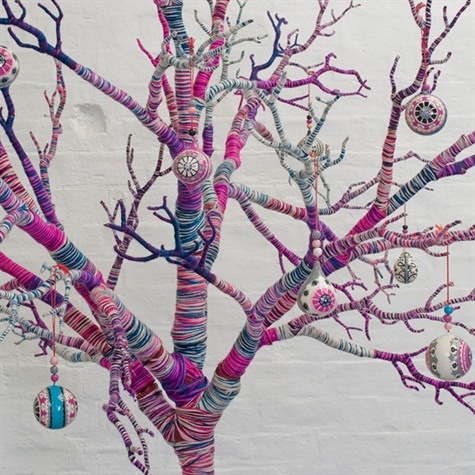 yarn wrapped tree