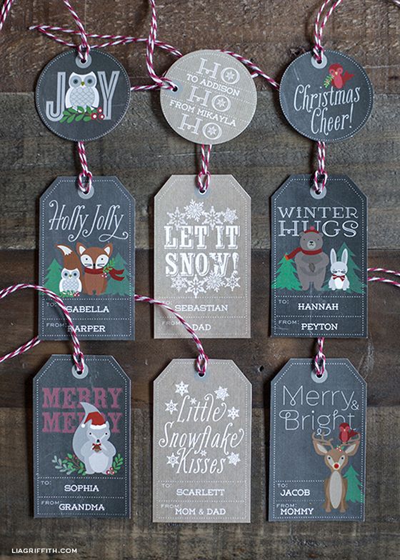 printable tags - Christmas Countdown