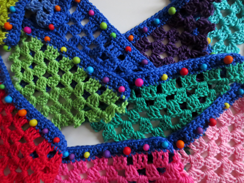 Crochet Beaded Bunting - Planet Penny Yarn