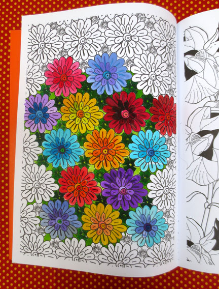 Mandala Flowers Art Therapy