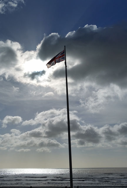 Flagpole at Bexhill South England