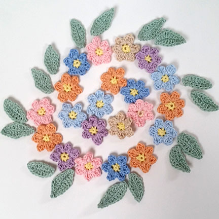 Crochet Butterfly & Flower Mobile - pattern & yarn from Planet Penny