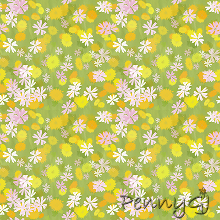 Pink and Gold pattern by Penny GJ
