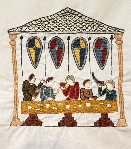 Smple embroidery #norwichcastlereborn